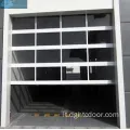 Porta del garage sezionale in vetro smerigliato in alluminio